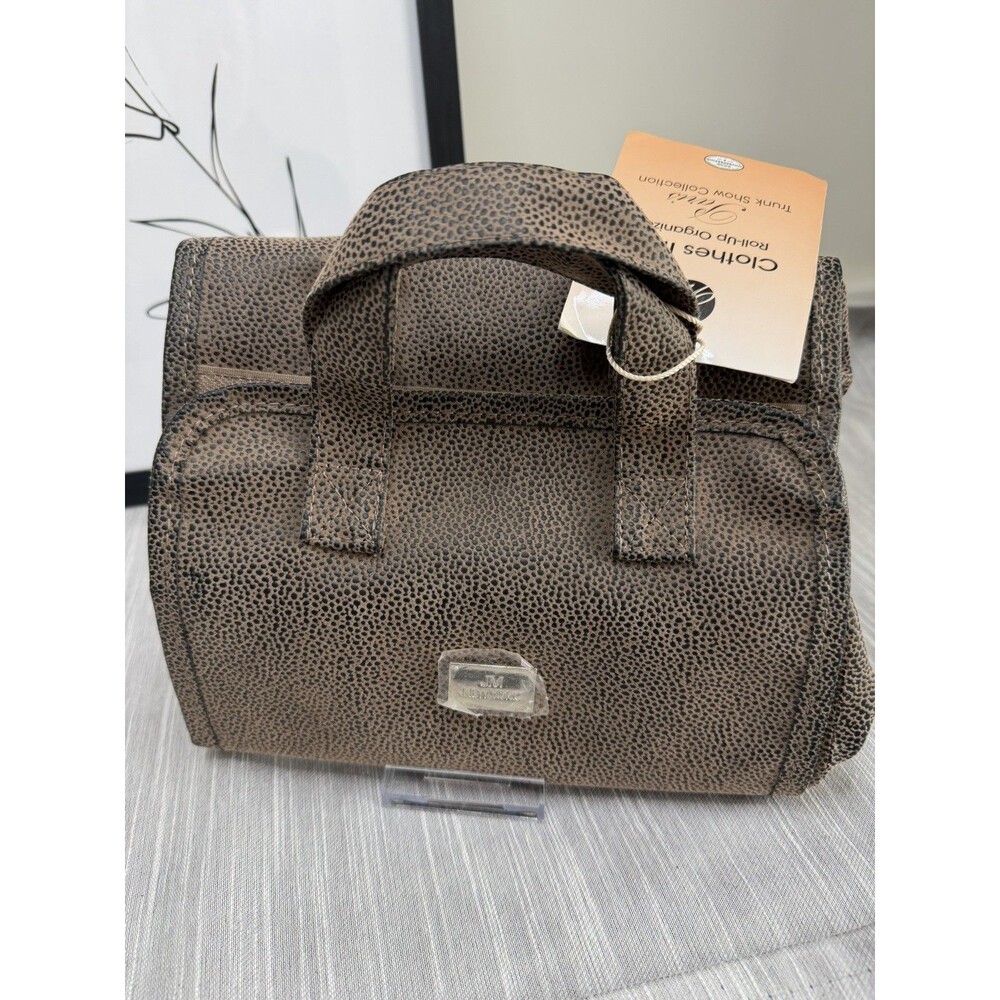 JM NEW YORK Joy Mangano Clothes It All Roll-Up Organizer PEBBLED Brown